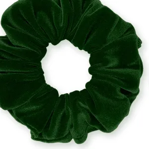 Plush Velvet Scrunchie Available in 3 Sizes Made in the USA Forest