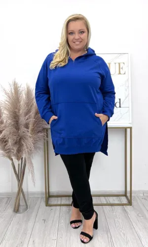 PLUSSIZE Trui Blauw Marbella