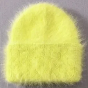 PNYC Zoey Fuzzy Toque - Neon