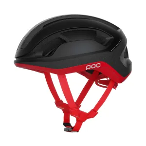 POC Omne Lite MIPS Cycling Helmet - Uranium Black/Prismane Red