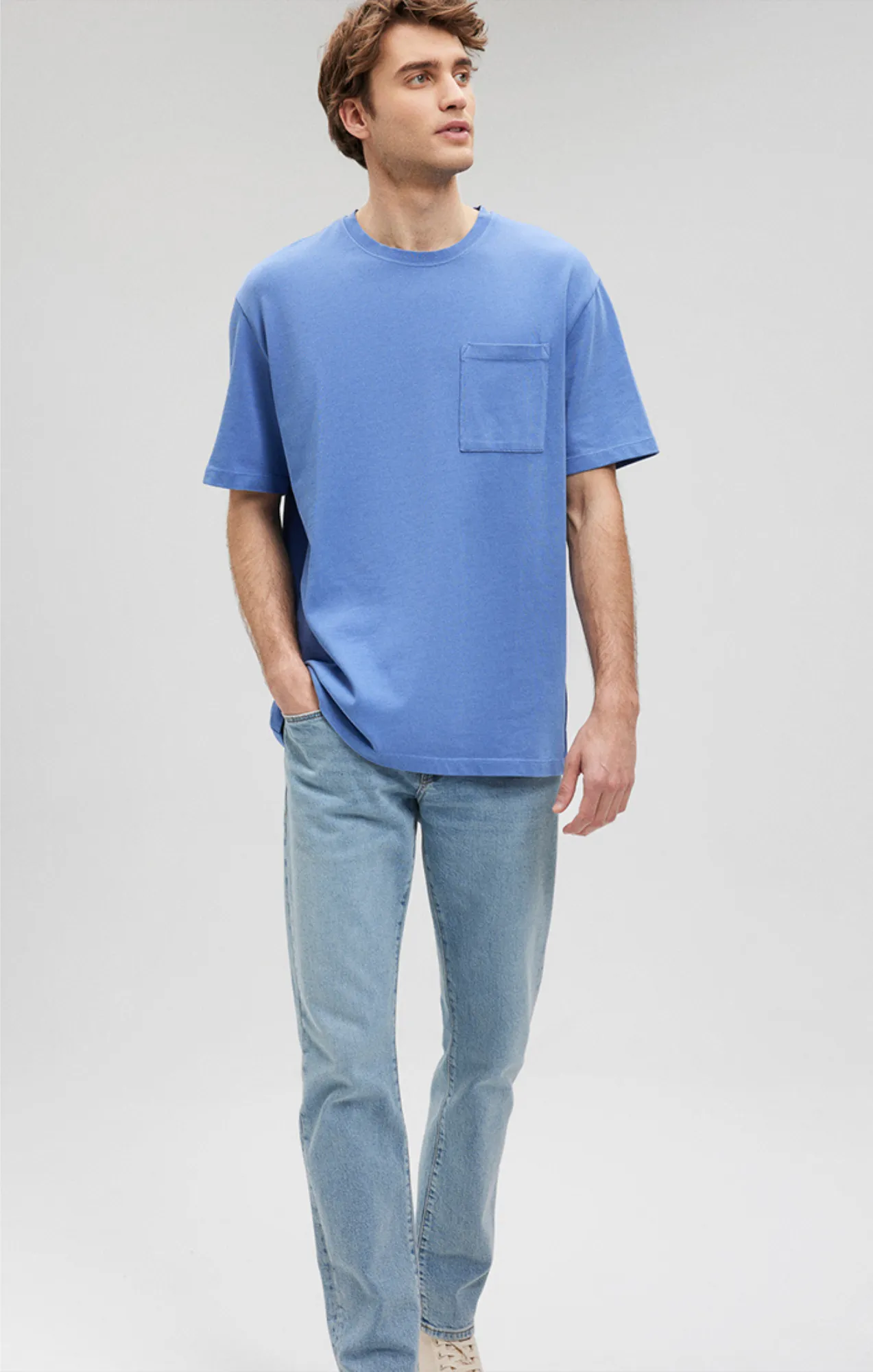 POCKET T-SHIRT IN EBB AND FLOW