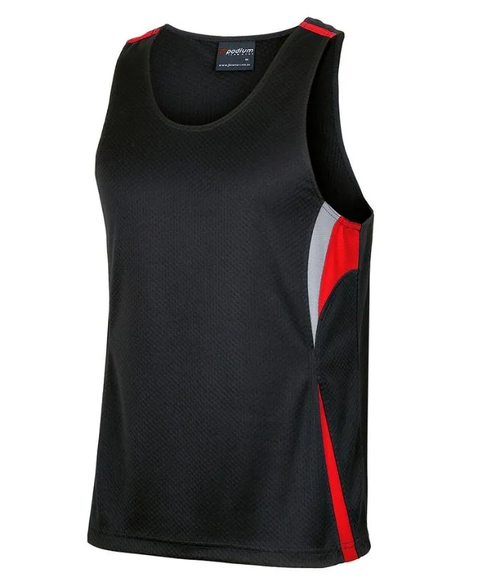 Podium Cool Jacquard Singlet