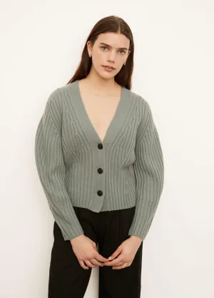 Poet Sleeve Cardigan in Mineral Sea