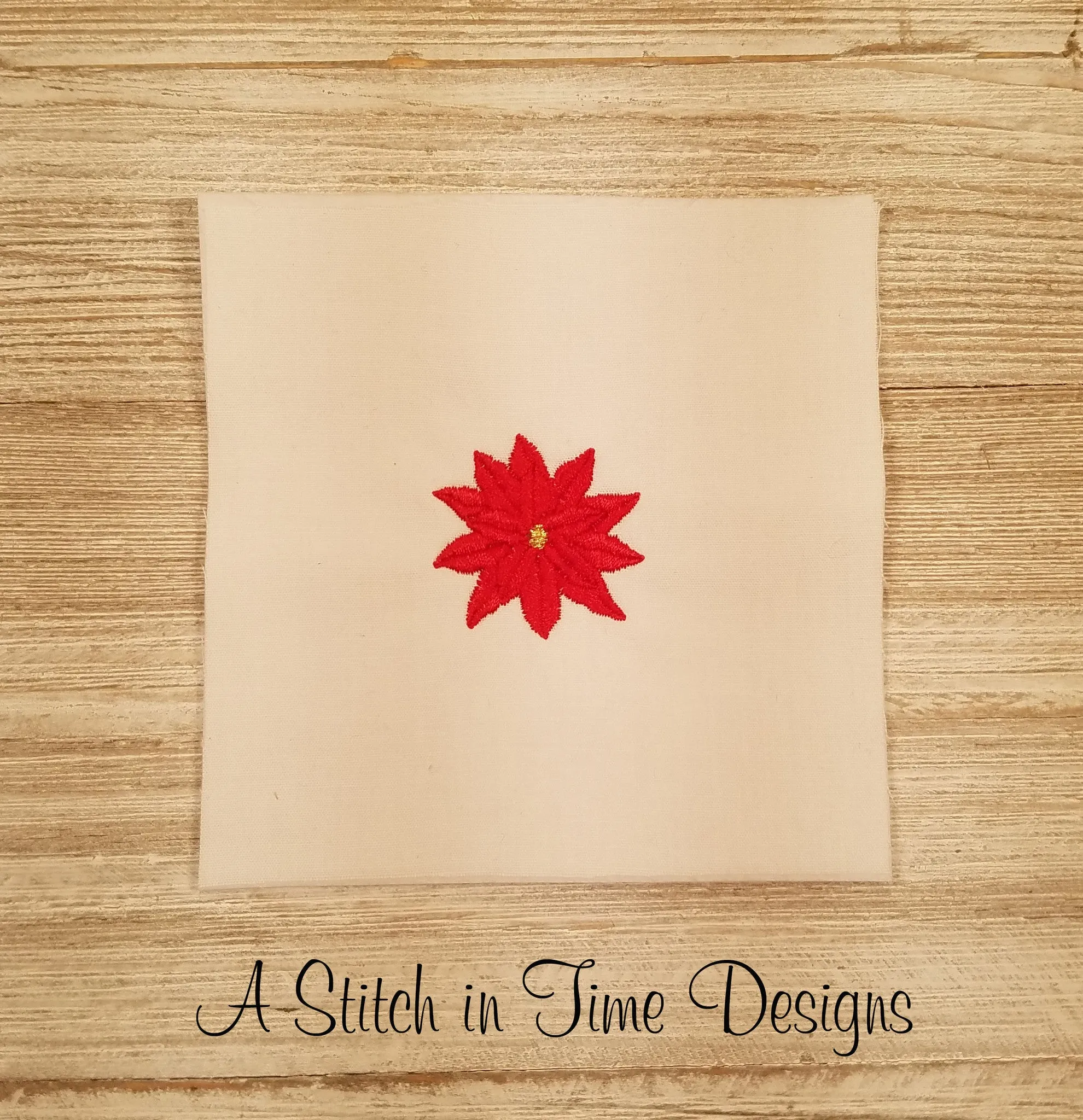 Poinsettia Mini Design