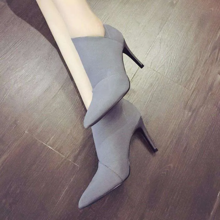 Pointed Comfy Casual Heels