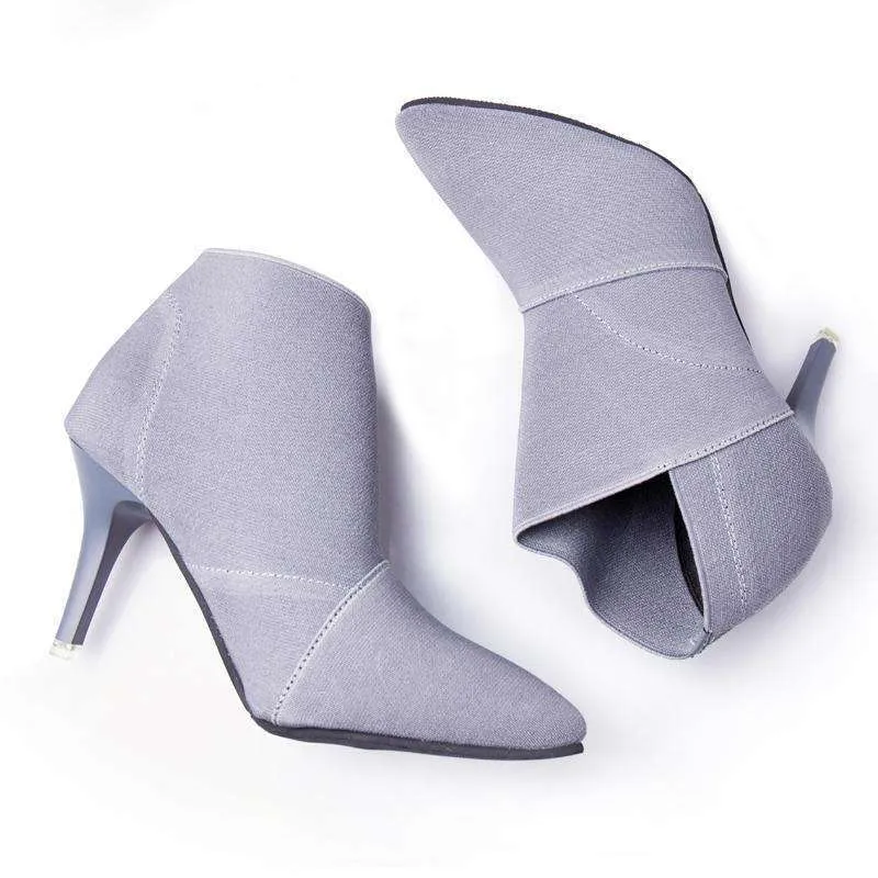 Pointed Comfy Casual Heels