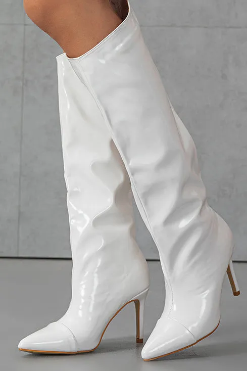 Pointed Toe High Heel Fashion Boots