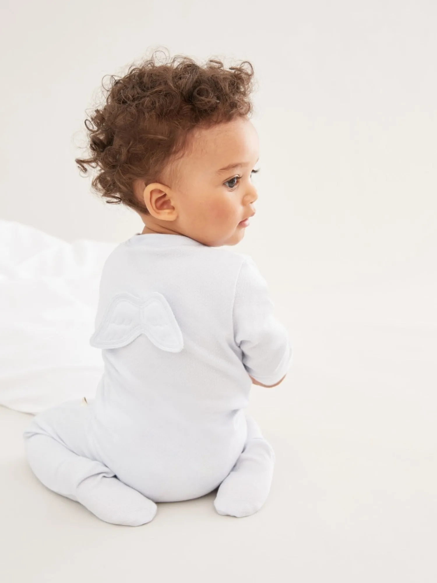 Pointelle Angel Wing Sleepsuit