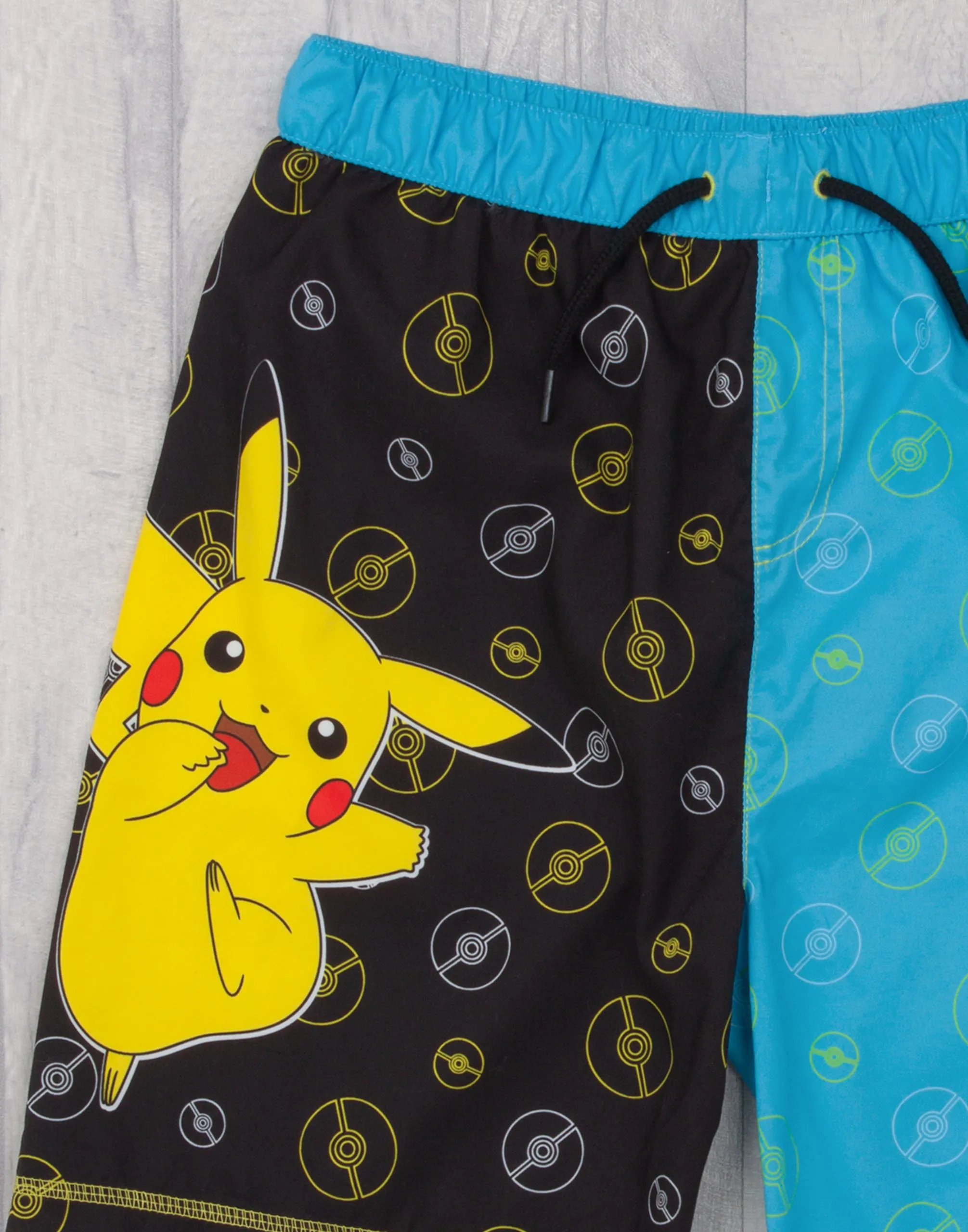 Pokemon Pikachu Boys Blue Swim Shorts