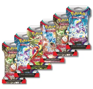 Pokemon Scarlet & Violet | 6 Sleeved Booster Packs