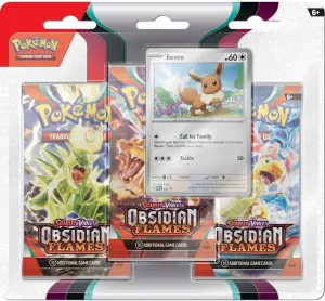 Pokemon Scarlet & Violet Obsidian Flames 3-Pack Blister