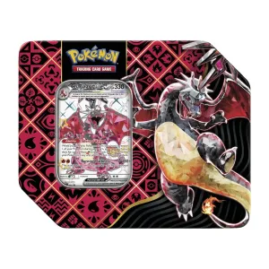 Pokemon Scarlet & Violet Paldean Fates Tin | Shiny Charizard ex