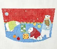 Polar Bears Cuff Canvas