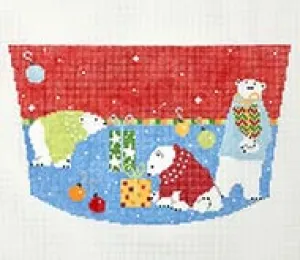 Polar Bears Cuff Canvas