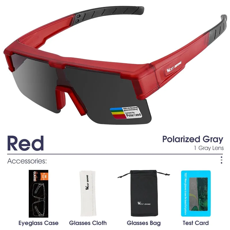 Polarized Myopic Driving Sunglasses Unisex Photochromic Cycling Glasses Combined Eyewear UV400 Fishing Bike Goggles