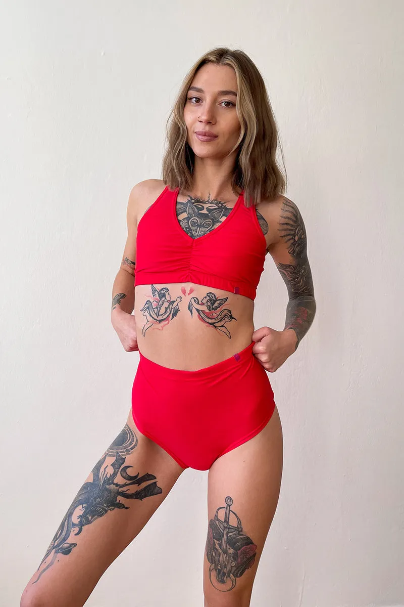 Pole Addict Back To Basics Top - Red