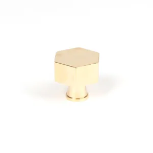 Polished Brass Kahlo Cabinet Knob - 32mm | From The Anvil