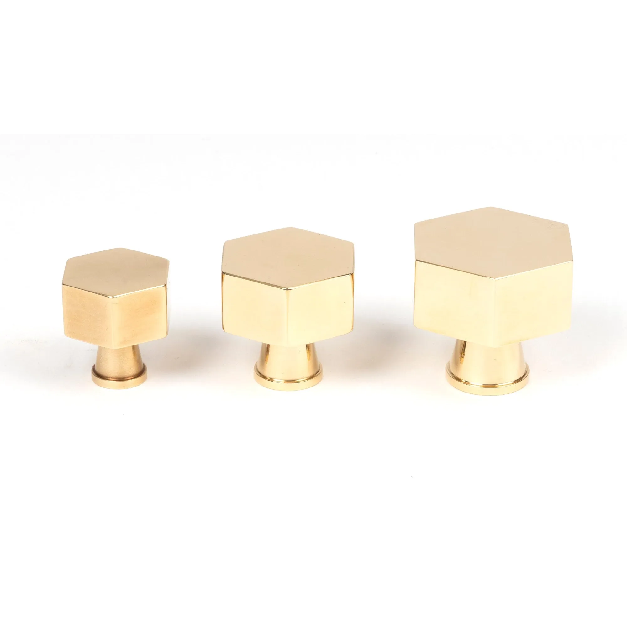 Polished Brass Kahlo Cabinet Knob - 32mm | From The Anvil