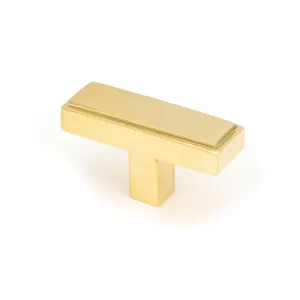 Polished Brass Scully T-Bar | From The Anvil