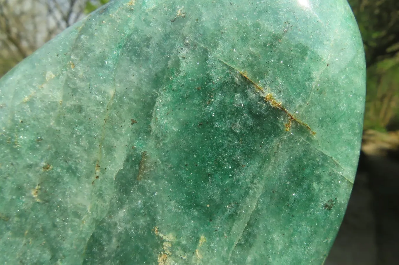 Polished Fuchsite Quartz Standing Free Forms x 12 From Madagascar