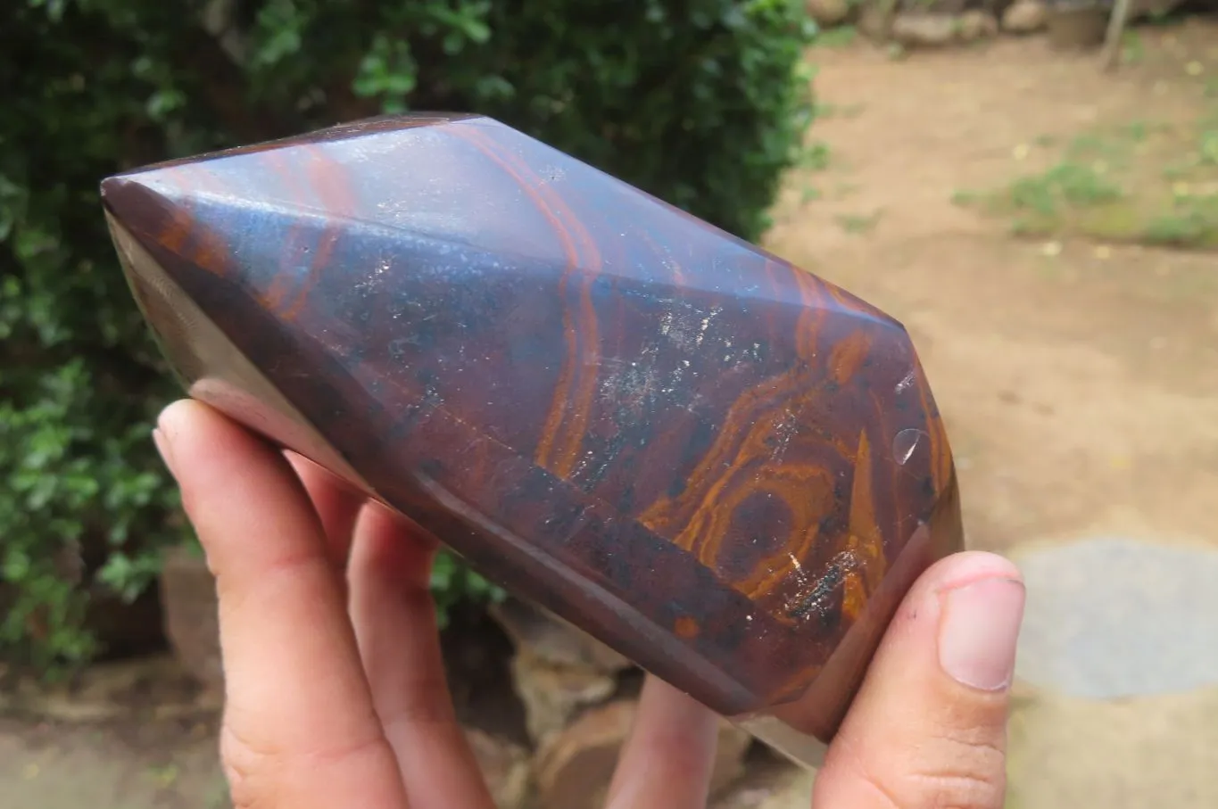 Polished Nguni Jasper Point x 1 From Prieska, South Africa