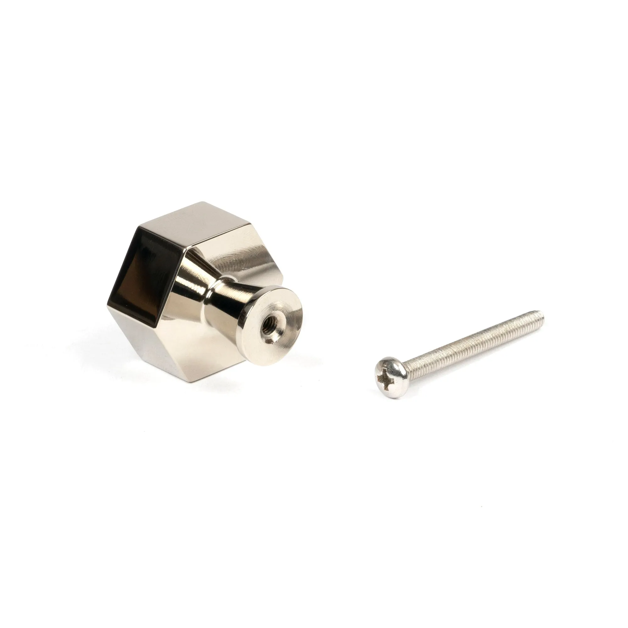 Polished Nickel Kahlo Cabinet Knob - 32mm | From The Anvil