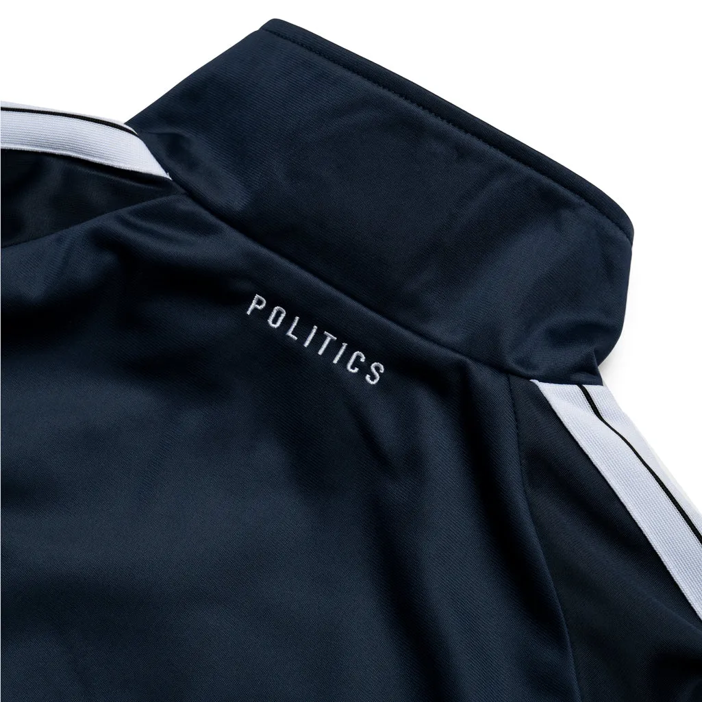 Politics Track Jacket - Navy/White