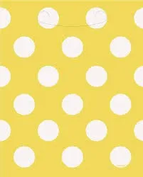 Polka Dot Loot Bags - Yellow