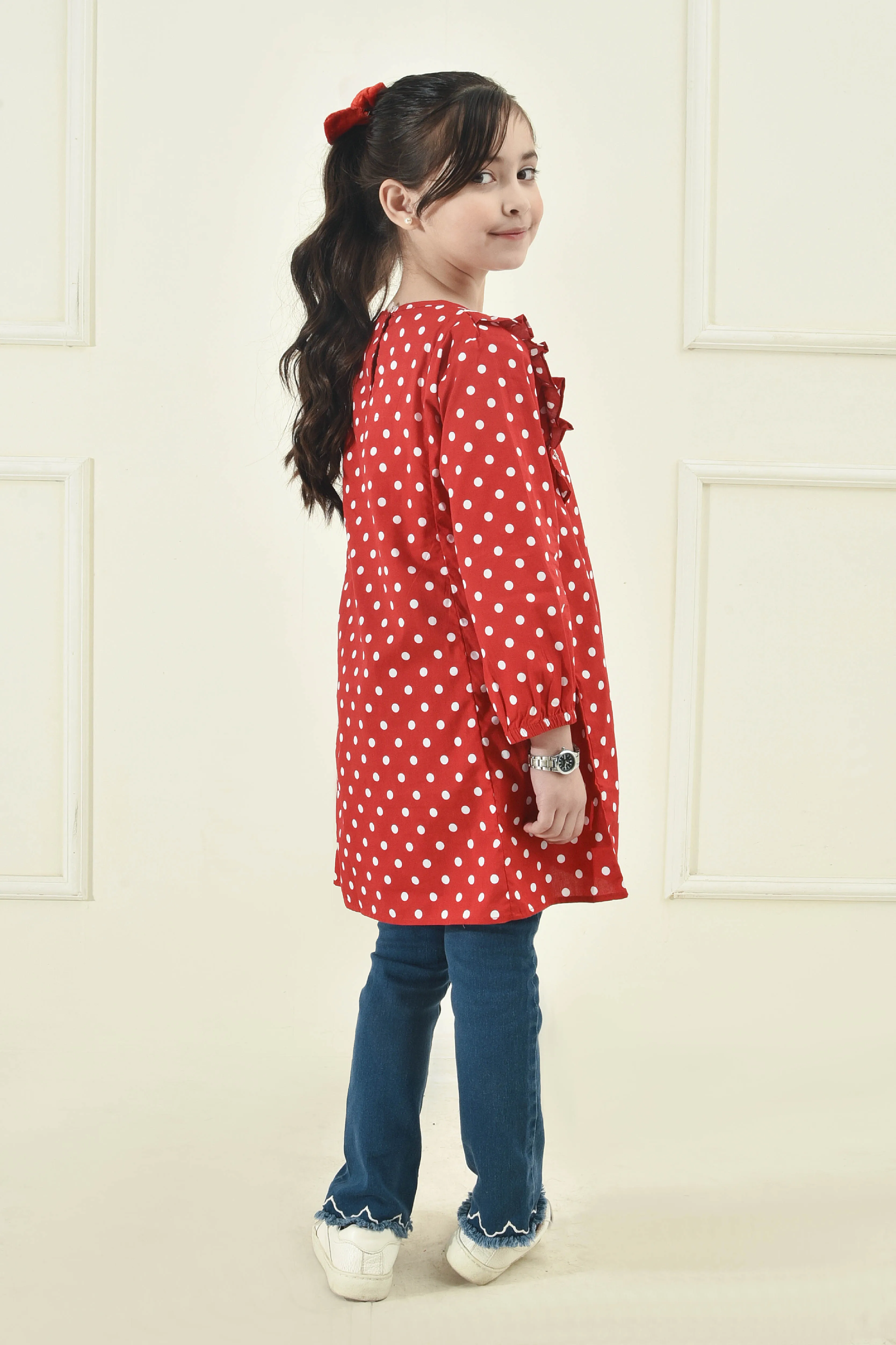 Polka Dots Cotton Top