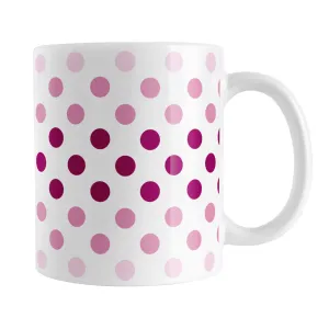 Polka Dots in Pink Mug