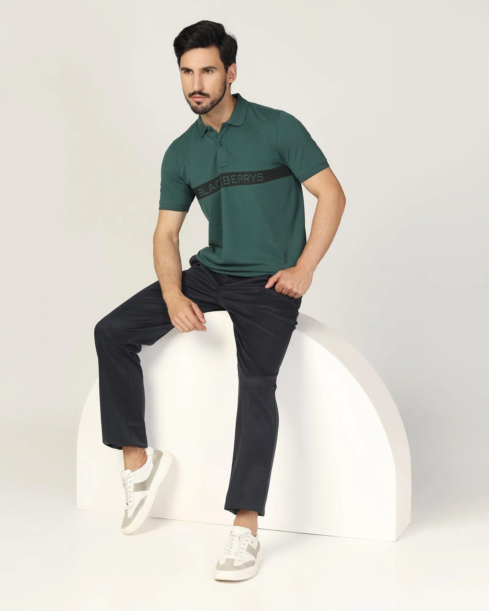 Polo Green Printed T-Shirt - Solo