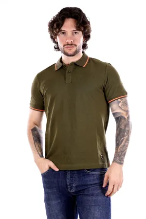 Polo MARK UP da Uomo - verde MK11003MILITARE