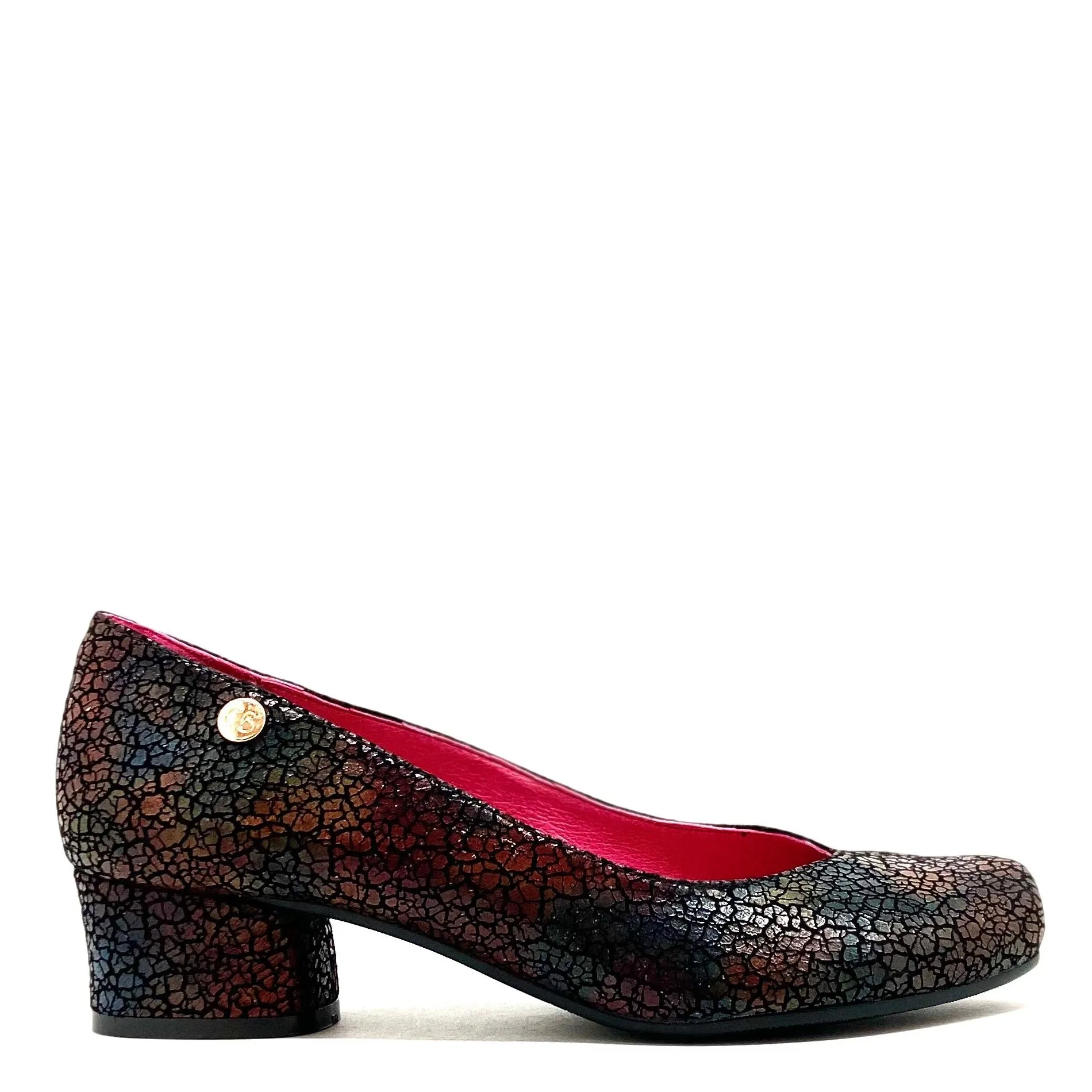 Polo - Multi Mosaic Low heel shoe