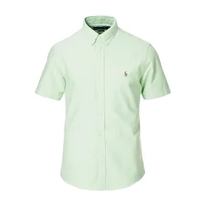 Polo Ralph Lauren Embroidered Logo Green Short Sleeve Shirt