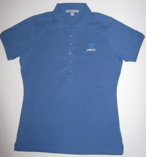 Polo Shirt (Women's Embroidered Blue) – "Urantia"