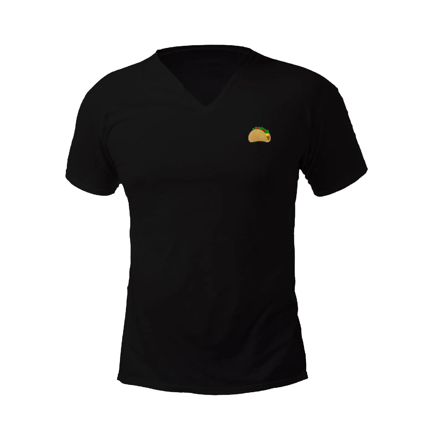 Pologize™ Taco Embroidered V-Neck T-Shirt