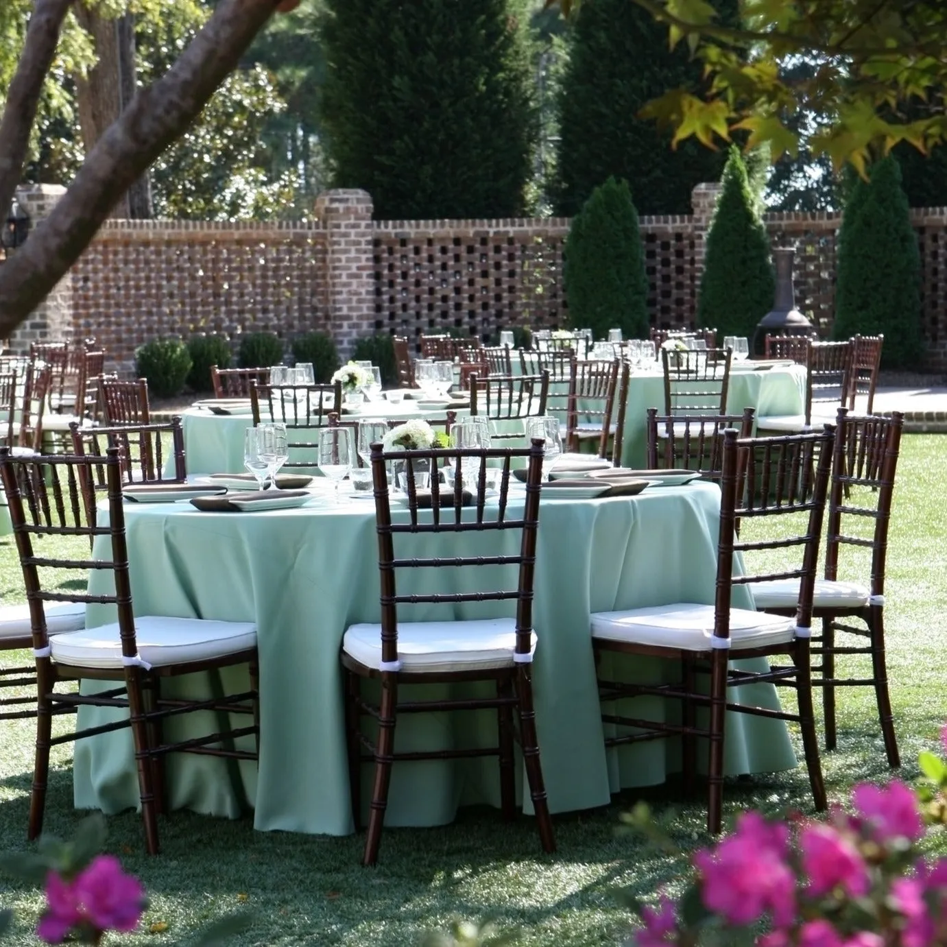 Poly Premier Round Tablecloth