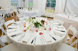 Poly Premier Round Tablecloth