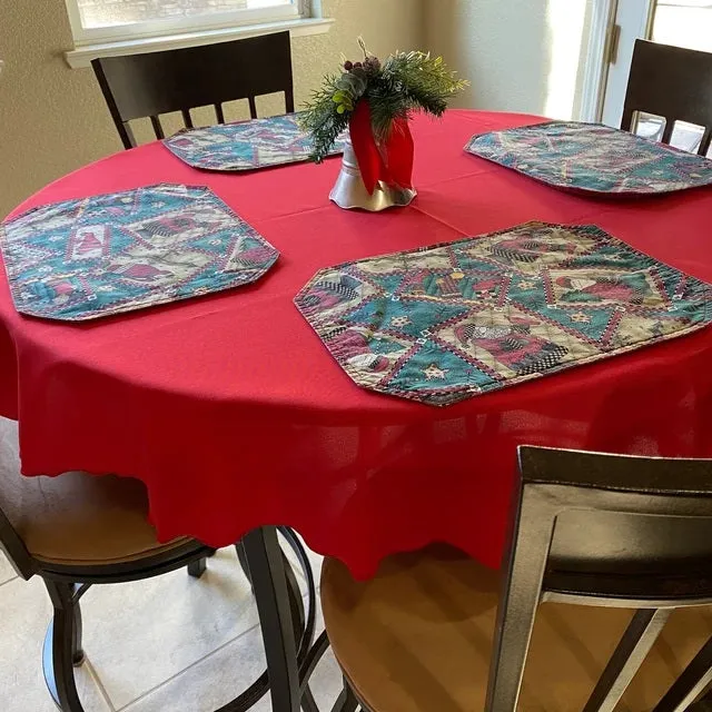 Poly Premier Round Tablecloth