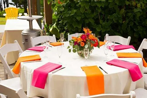 Poly Premier Round Tablecloth