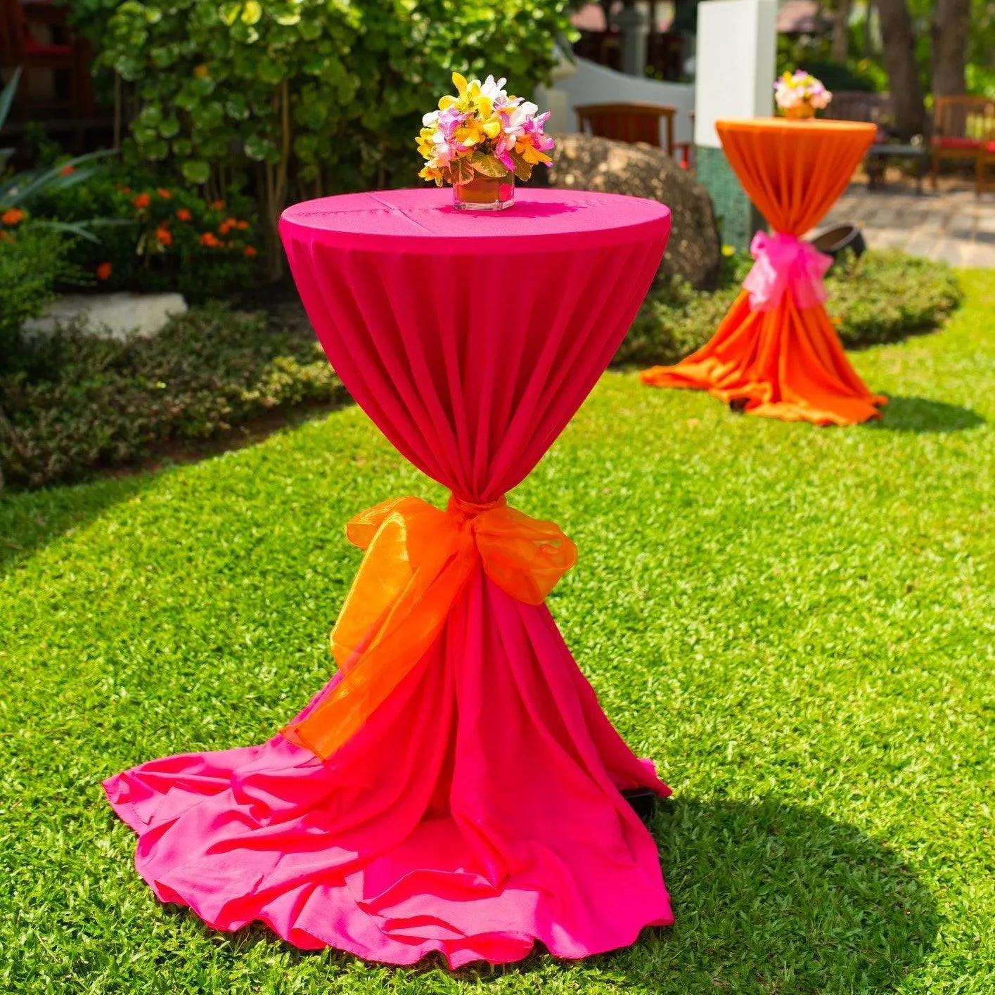 Poly Premier Round Tablecloth