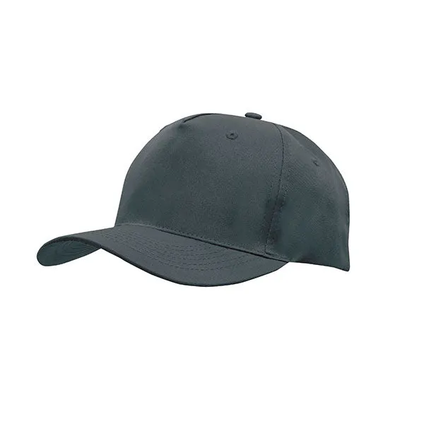 Poly Twill 5 Panel Baseball Cap