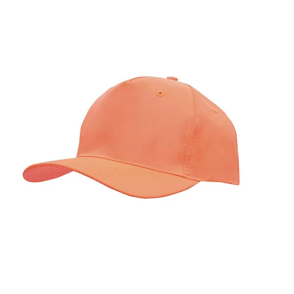 Poly Twill 5 Panel Baseball Cap