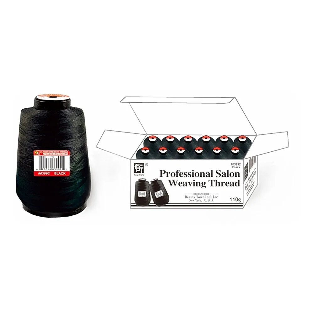 POLYESTER WEAVING THREAD (Black)