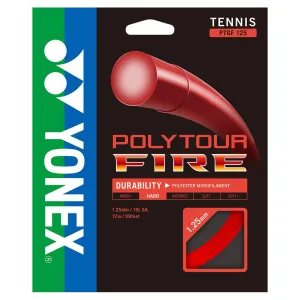 POLYTOUR FIRE Tennis String Red