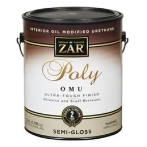 Polyurethane OMU, Interior, Oil Modified Wood Finish, Semi-Gloss, 1-Gallon