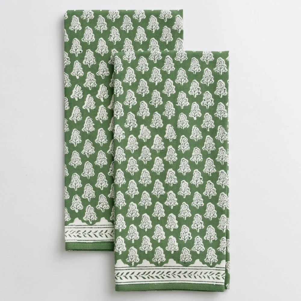 Pom Buti Green Tea Towels