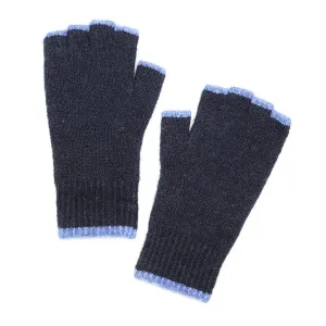 POM One Size Navy Men's Fingerless Gloves