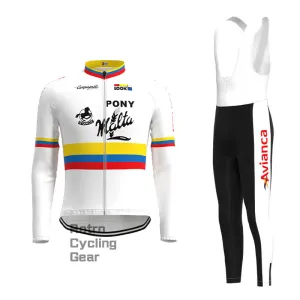 Pony Retro Long Sleeve Cycling Kit