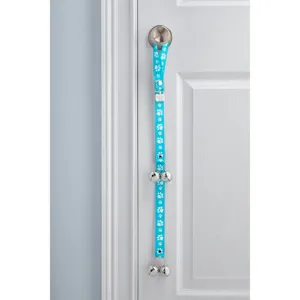 Poochie Pets PoochieBells® Dog Doorbells Signature Tracks Light Blue